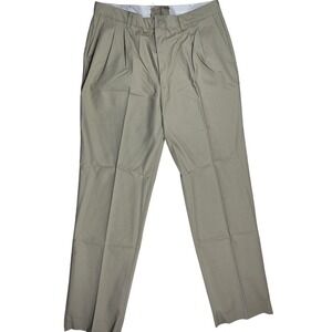 Red Kap Touchtex Pleated Work Pants Khaki Tan PT32KH4 Mens 40 x 32